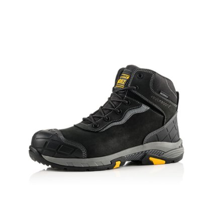 BuckBootz Tradez Blitz Safety Boot Size 10 Black BLITZBK