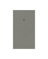 SLATE TAUPE 1400X800MM RECTANGULAR SHOWER TRAY & WASTE