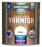 JOHNSTONES POLYURETHANE CLEAR VARNISH SATIN 750 ML