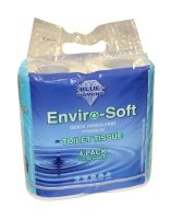 Blue Diamond Quick-Dissolve Camping Toilet Rolls - 4 Pack