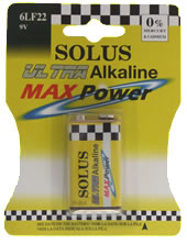 SOLUS 6LF/PP3 12X1 BATTERIES