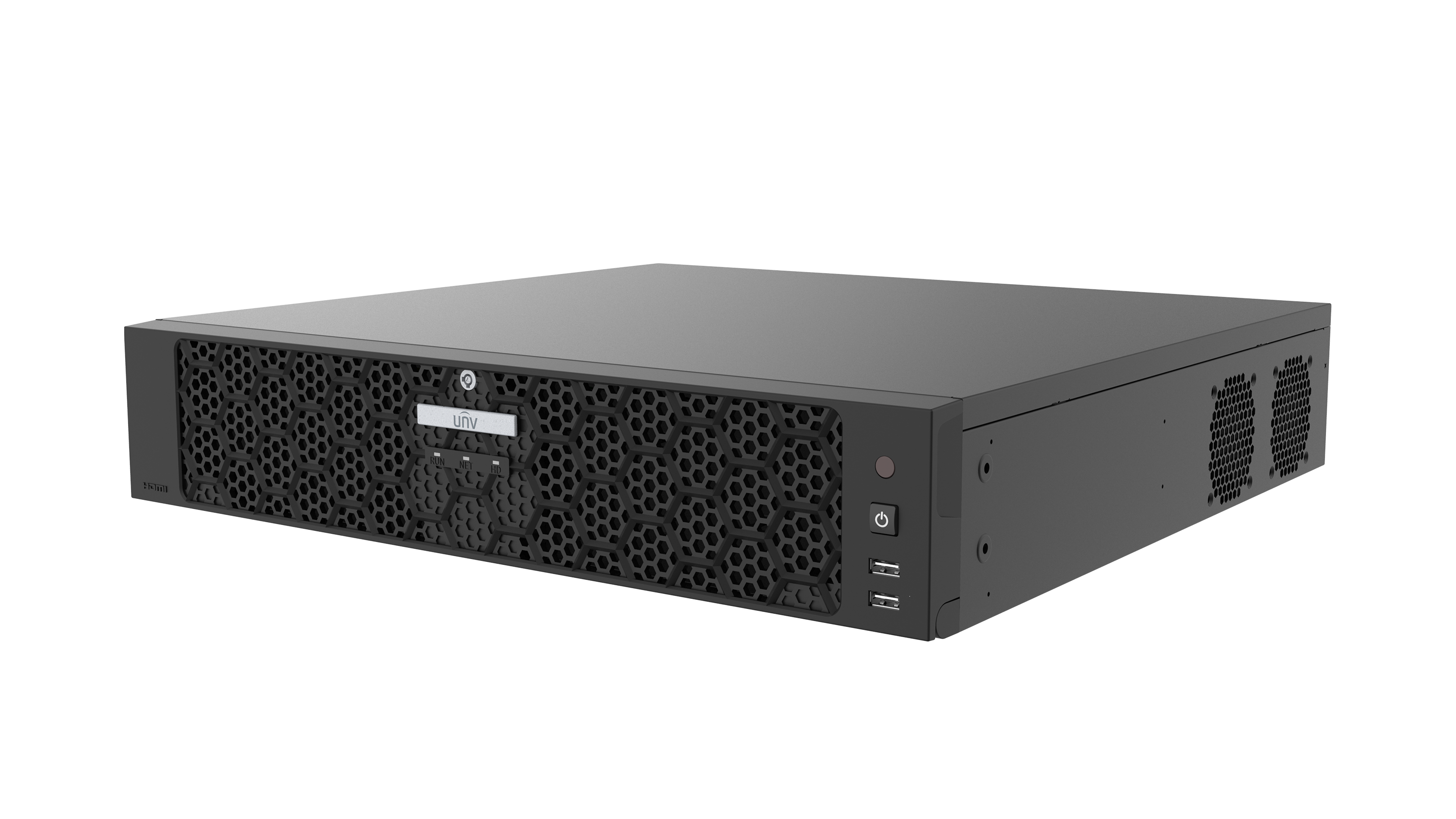 Uniview NVR508-E-R-IQ network video recorder with AI video analytics and intelligent event search capabilities