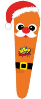 2026 BAM! Christmas Santa Carrot Kicker Cat Toy 25cm x 6