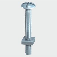 Gutter Bolt & Nut M6 X 50mm Pack of 8