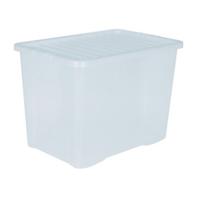Crystal 80L Storage Box & Lid