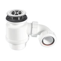 MCALPINE STW4-R SHOWER TRAP & CHROME PLATED WASTE 70mm