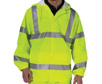 REDBACK Dri-Flex PU Hi-Visibility Waterproof Unlined Jacket
