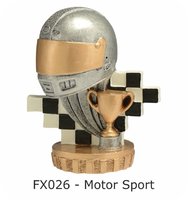 Motor Sport Flex Figure 75mm (Silver & Gold)
