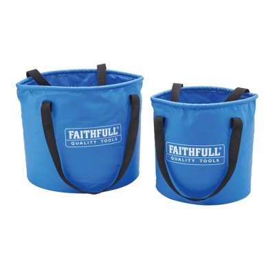 Faithfull 12L & 20L Collapsible Bucket Pack