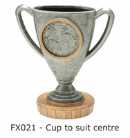 Cup Figure 75mm (Silver & Gold)
