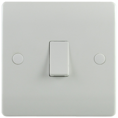 Sline 20A DP Switch White SL325