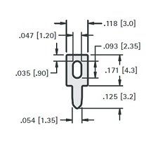 PCB Test points Slotted