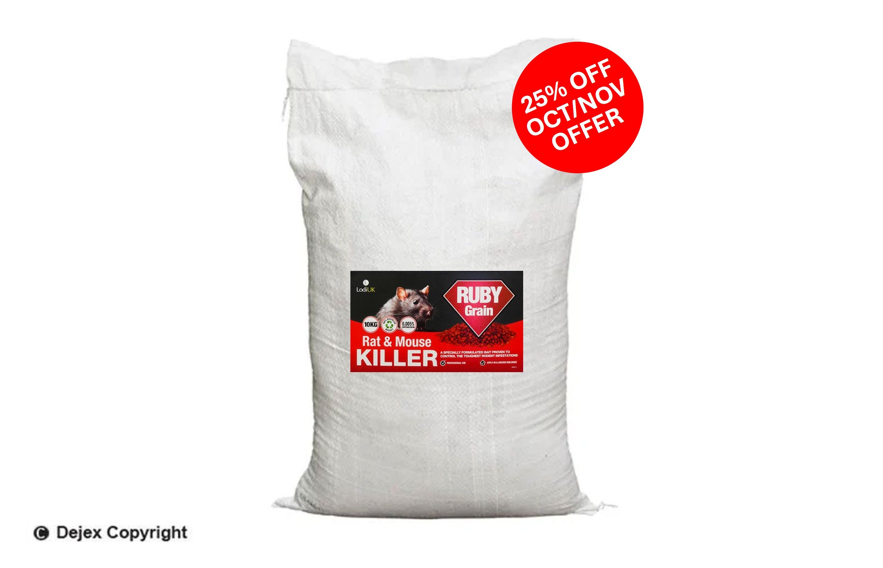 RUBY WHOLE GRAIN BAIT REFILL SACK 10Kg