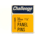 Challenge Bright Steel Panel Pins 30mm 40g
