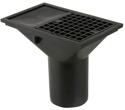Integral Rectangular Hopper including Grid