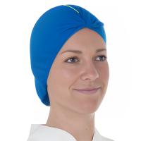 Aburnet Kleencap Blue/ Yellow Stripe, 100/Pack, 21" Non-Detectable