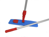 Magnetic Pocket Mop Holder & Handle Red 40cm