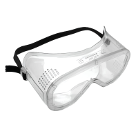 Martcare&reg; Impact Goggles, Clear Lens, Black Strap