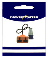 POWERMASTER 16AMP PLUG & 2 GANG RUBBER SOCKET
