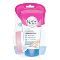 Veet Pure Inspirations In Shower Hair Removal Cream Sensitive Skin 150ml