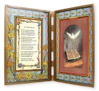 Glass Plaque/Confirmation Photo/Symbolic   (F3200)