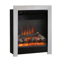 Be Modern FLARE Athena 16" Inset Electric Fire in Chrome & Black 133701&nbsp;