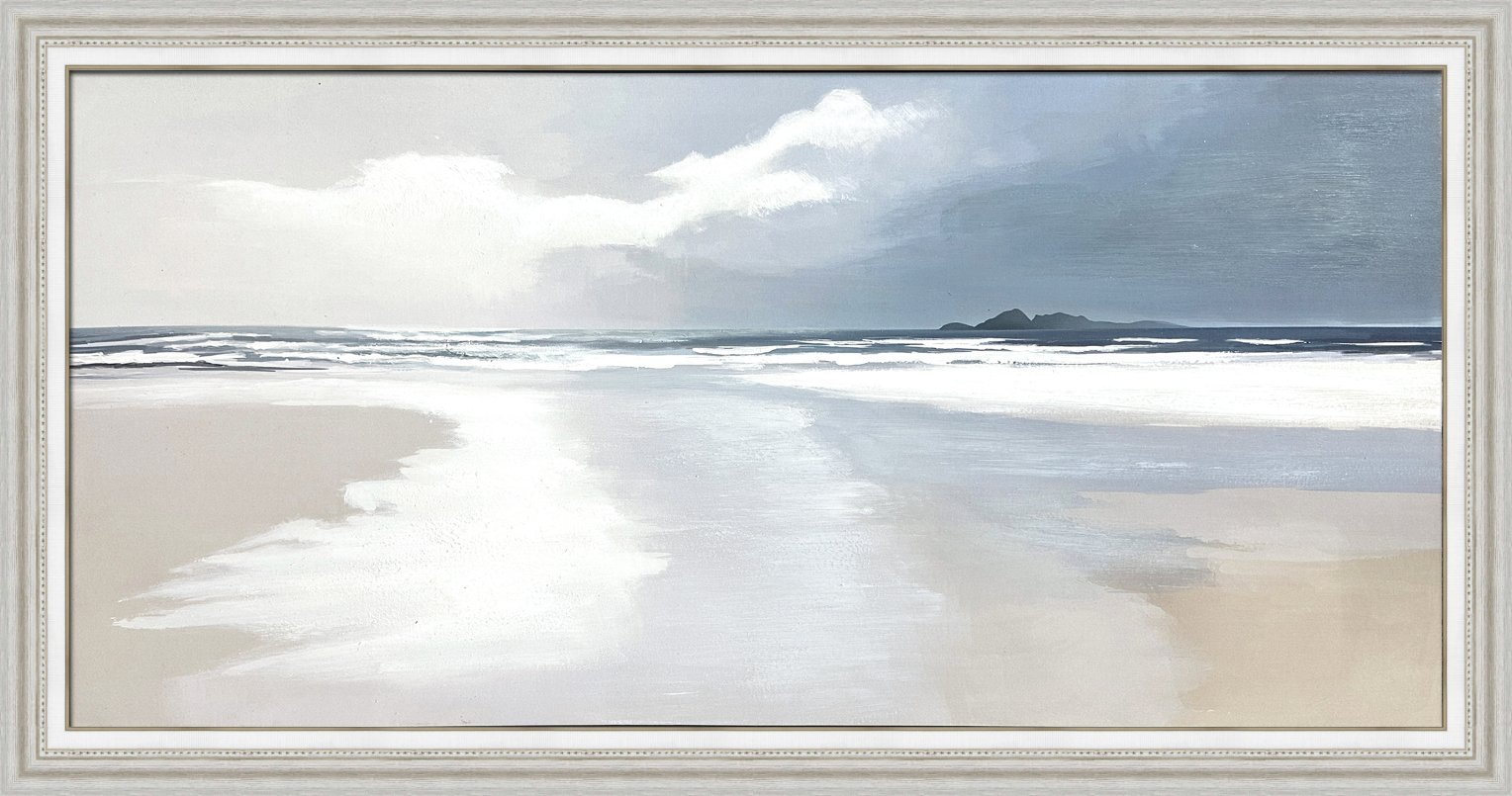 Hand Painted Picture Glistening Sunlight on The Water 40x80cm