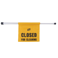Closed For Cleanin Sign/Pole