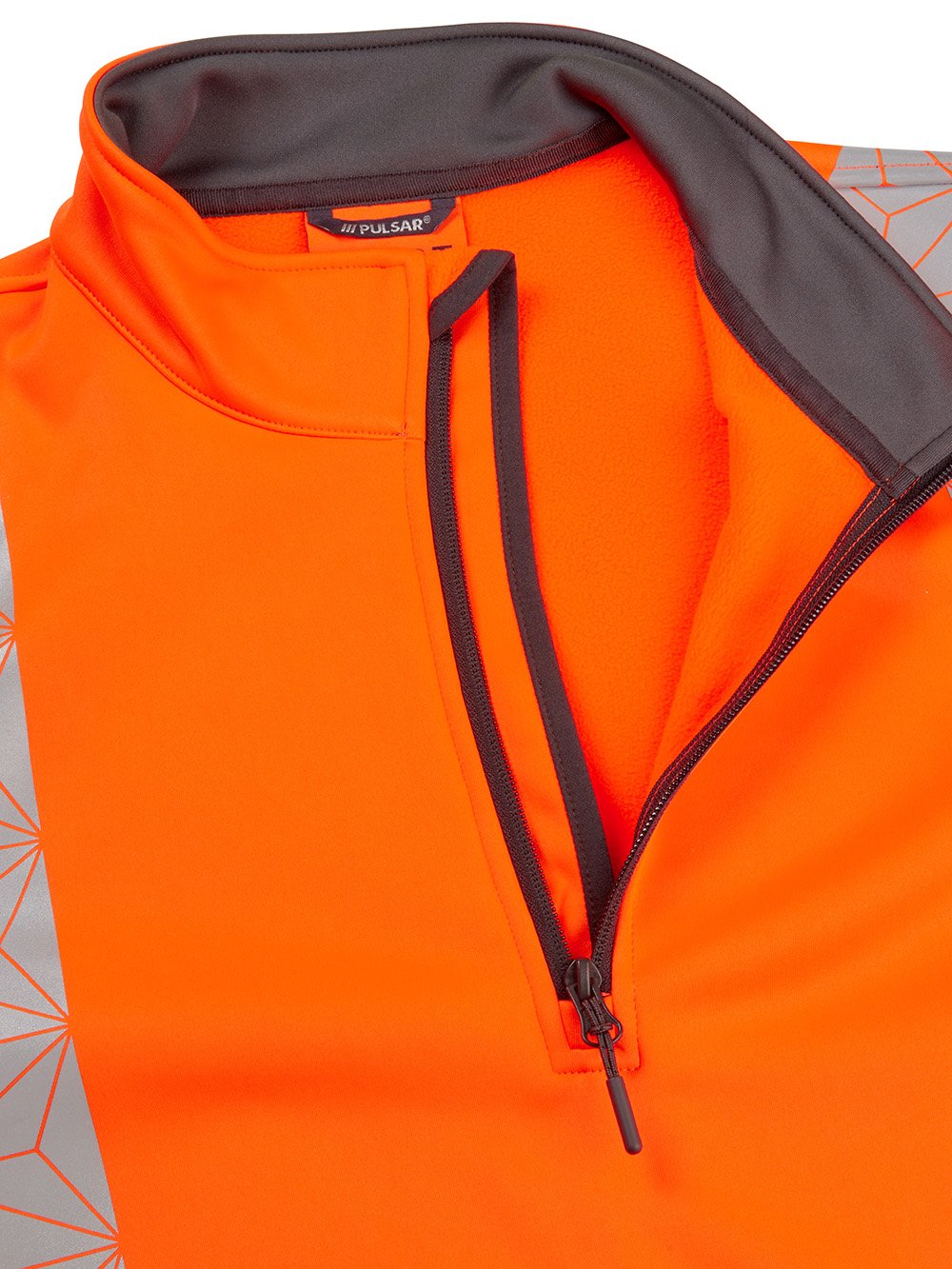 PULSAR&reg; REACT Quarter Zip Orange