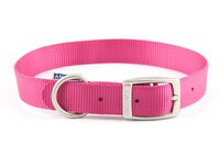 Ancol Viva Nylon Buckle Collar 39-48cm Size 5 Pink x 1