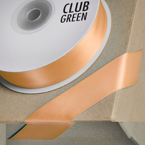 Double Sided Satin Ribbon Melon - 6mm x 25m