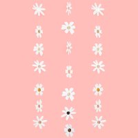 Daisy Card Hanging Decoration 5m