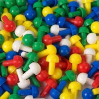 Pegs (5 Colour) - 1000 pieces