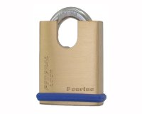 Federal Padlock 40mm shrouded Shackle Brass