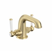 LANSDOWN BASIN MIXER WITH CLICK WASTE BRASS