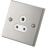 Stainless Steel 5A Unswitched Socket