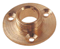threaded brass nipple plate