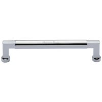 C0312 160-PC - Heritage Brass Cabinet Pull Bauhaus Design 160mm CTC Polished Chrome Finish