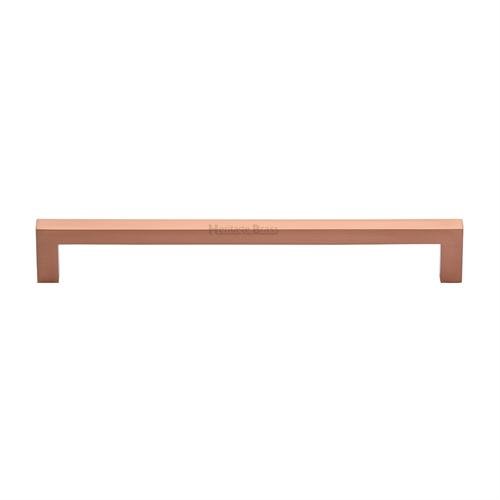 C0339-192-SRG - Heritage Brass Cabinet Pull City Design 192mm CTC Satin Rose Gold Finish