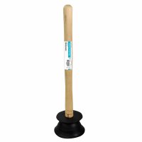 WOODP2 LARGE WOODEN SINK PLUNGER