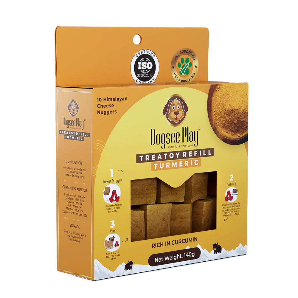 Dogsee Play Treatoy Refill Pack Turmeric 10pcs 140gm