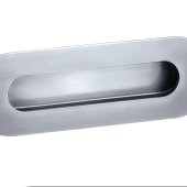FH0030 Oval Flush Pulls 120 x 40mm Stainless Steel