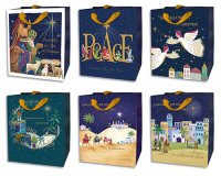 Christmas Gift Bag/Nativity/6 Designs   (99988)