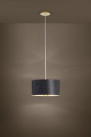 Eglo Dolorita 300mm Pendant Light Black Gold