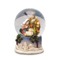 Resin Nativity/Waterball/H.Family - 2 1/2 inch   (89271)