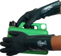 PVC 14" Lined Double Dip Gauntlet (V335)