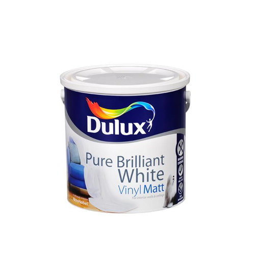 Buy Dulux Vinyl Matt Pure Brilliant White 2.5L Online Tadhg O