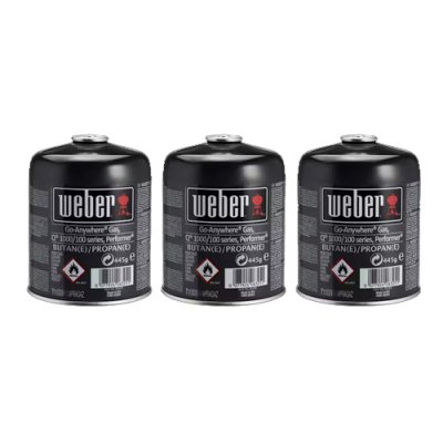 WEBER Gas Canister 3-pack