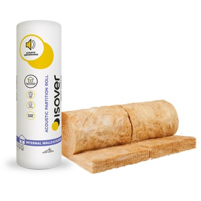 Isover Acoustic Partition Roll 13m x 1.2m x 50mm (15.6m2 Pack)