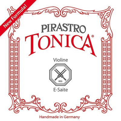 Pirastro Tonica violin string E 1st loop steel